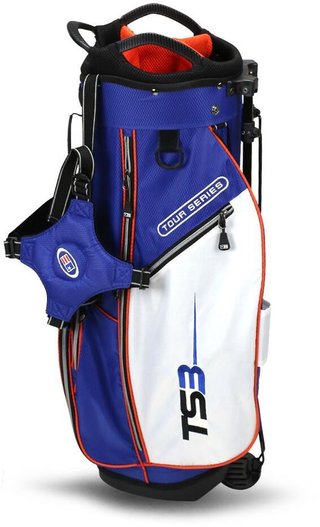 U.S. Kids Golf TS3-51 (130cm) V15 10-Club junior golfset, grafit + stand bag, royal/vit/orange