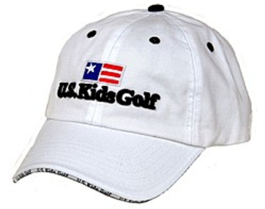 U.S. Kids Golf USKG Twill Sandwich junior keps, vit