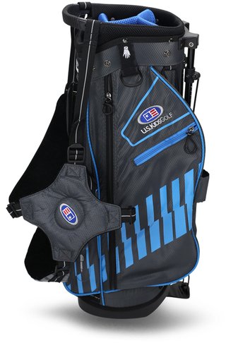 U.S. Kids Golf UL48 (122cm) WT20-S junior stand bag 2022 24.5", grå/teal