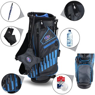U.S. Kids Golf UL48 (122cm) WT20-S junior stand bag 2022 24.5", grå/teal