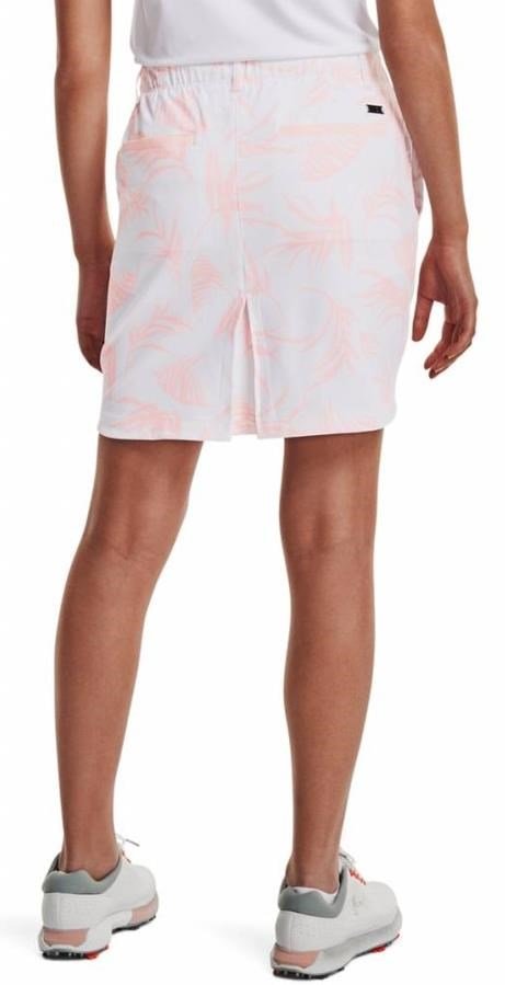 Under Armour Links Woven Printed damgolfkjol, vit