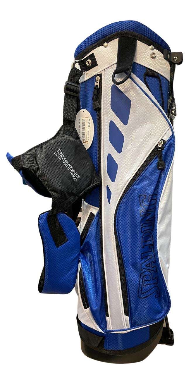 Spalding Junior stand bag, 30", blå