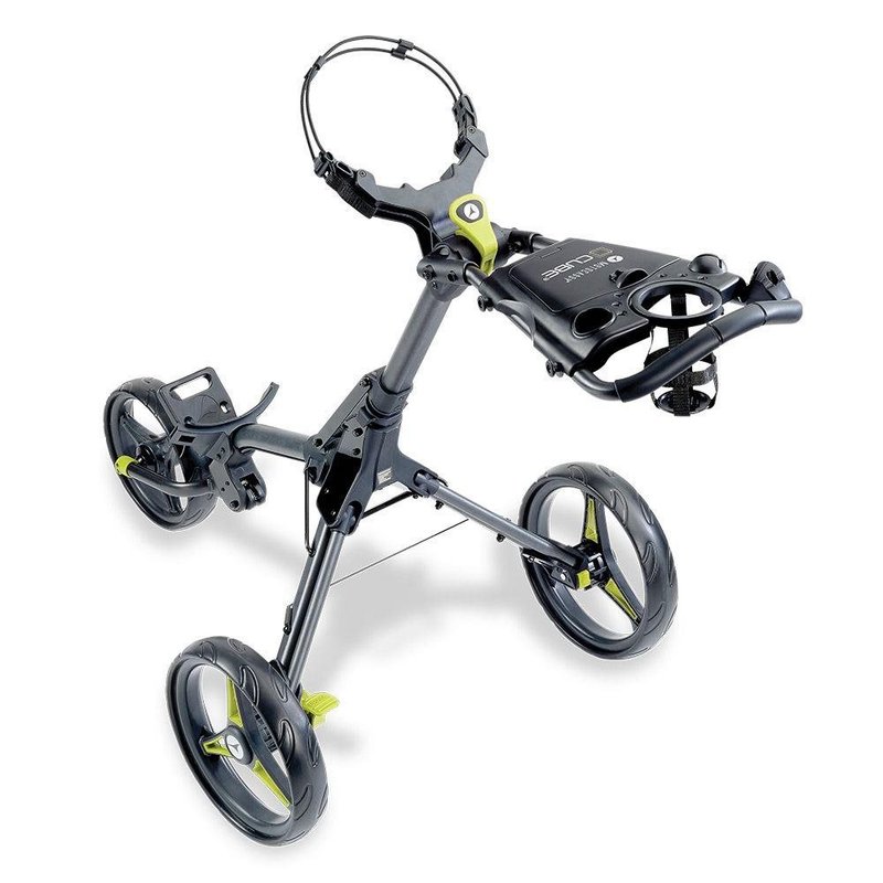 Motocaddy CUBE manuell vagn, grafit/lime