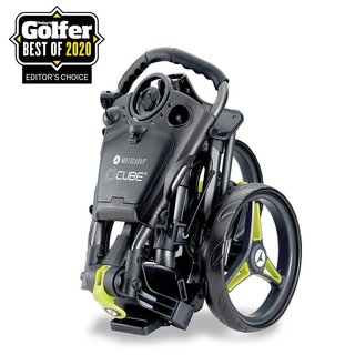 Motocaddy CUBE manuell vagn, grafit/lime