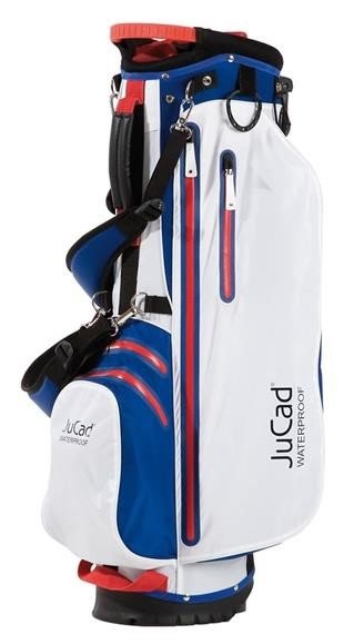 JuCad Waterproof 2in1 stand bag, blå/vit/röd