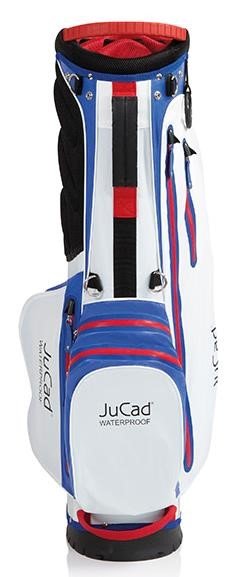 JuCad Waterproof 2in1 stand bag, blå/vit/röd