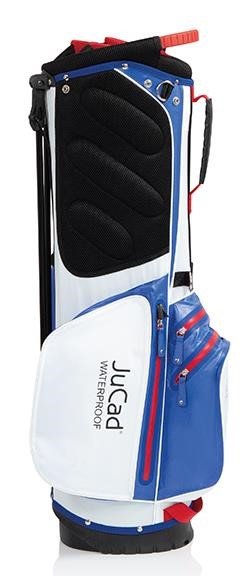 JuCad Waterproof 2in1 stand bag, blå/vit/röd