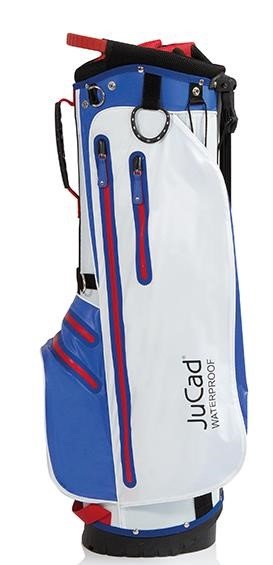 JuCad Waterproof 2in1 stand bag, blå/vit/röd