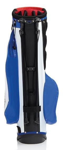 JuCad Waterproof 2in1 stand bag, blå/vit/röd