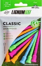 Lignum Lignum Tee 82mm (3 1/8") 12-pack neon mix