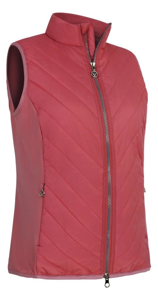 Callaway Lightweight Quilted damväst, geranium