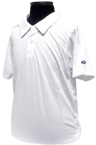 U.S. Kids Golf Tech Lisle junior polo, vit