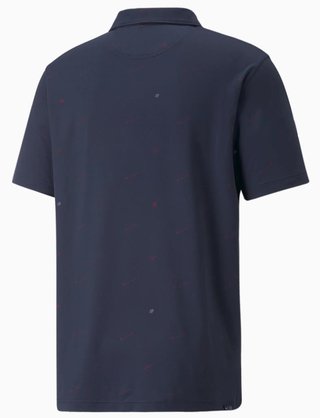 Puma Cloudspun Love herr polo, navy blazer/ski patrol