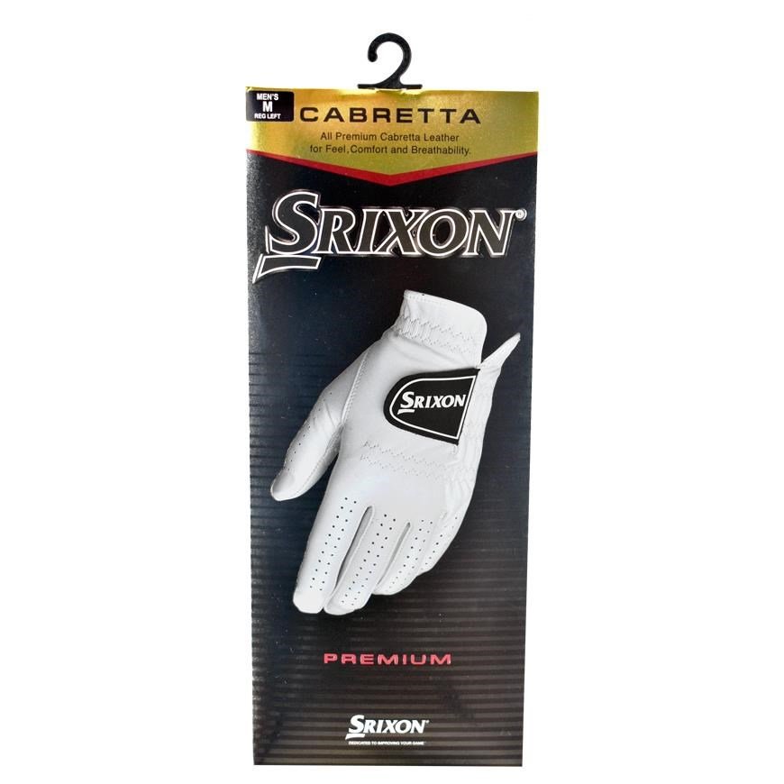 Srixon Premium Cabretta Leather herr golfhandske, vit