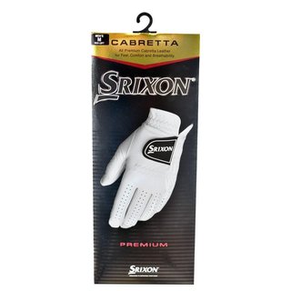 Srixon Premium Cabretta Leather herr golfhandske, vit