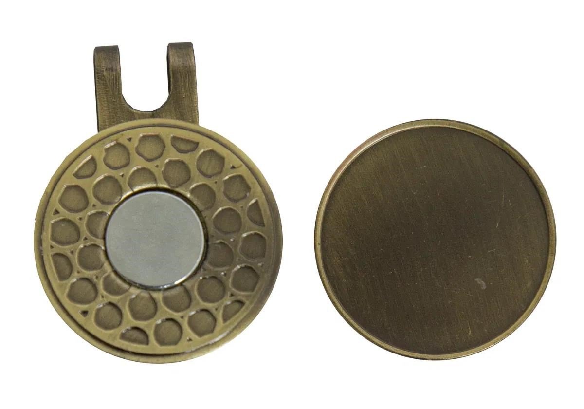 Longridge Deluxe Cap Clip och Bollmarkör, brons