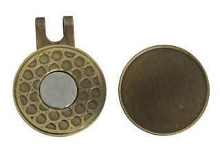 Longridge Deluxe Cap Clip och Bollmarkör, brons
