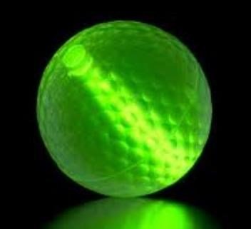 Ostatní Glow Stick for Golf Ball (1 stick) tillbehör, grön