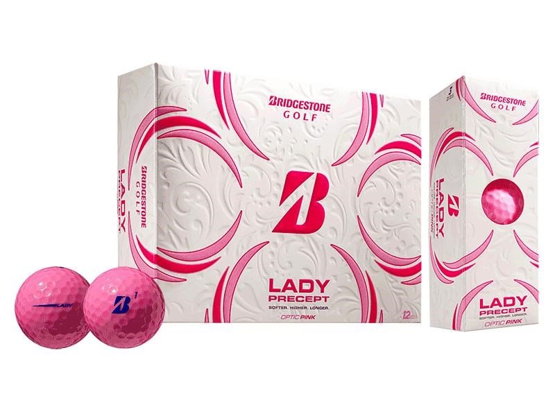 Bridgestone Lady Precept dam golfbollar, rosa