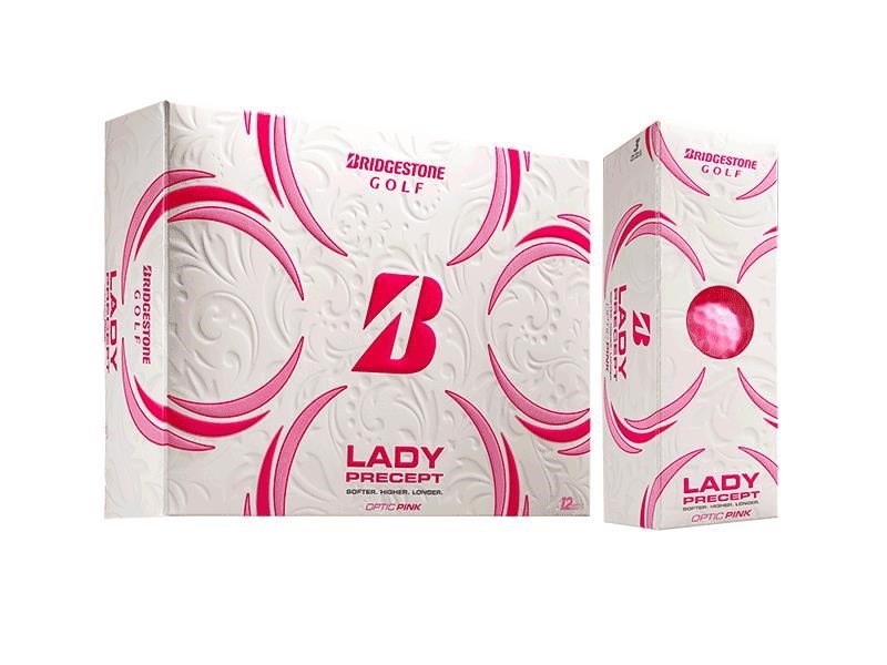 Bridgestone Lady Precept dam golfbollar, rosa