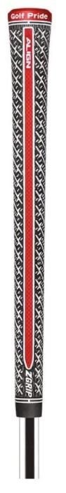 Golf Pride Z-Grip Cord Align grip, MIDSIZE, svart/vit/röd