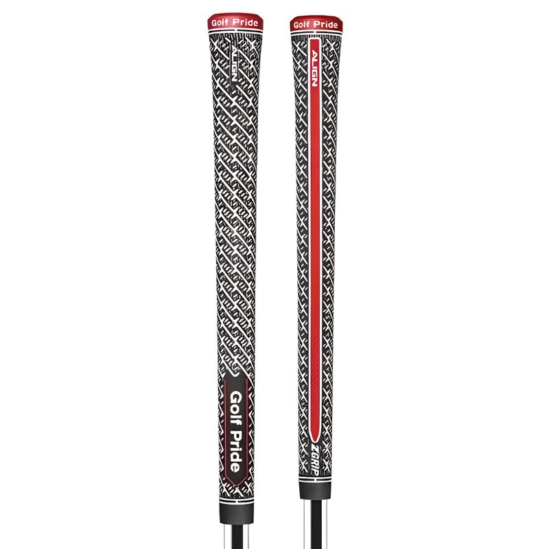 Golf Pride Z-Grip Cord Align grip, MIDSIZE, svart/vit/röd