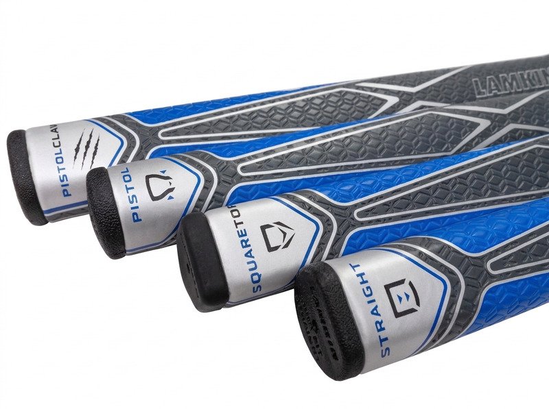 Lamkin SINKFIT PU Squaretop putter grip, svart/blå