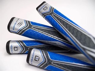 Lamkin Sinkfit PU Pistol puttergrepp, svart/blå