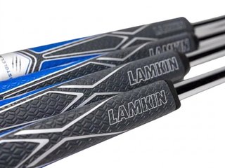 Lamkin Sinkfit PU Pistol puttergrepp, svart/blå