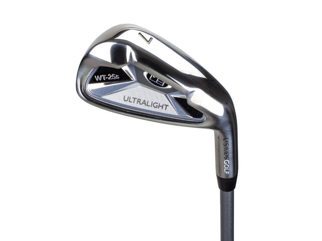 U.S. Kids Golf UL45 (114cm) WT25-s 4-Club junior golfset 2022, grafit + stand bag, grå/blå