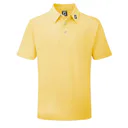 FootJoy Stretch Pique Solid herr polo, gul