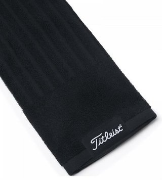 Titleist Tri-Fold golfhandduk, svart
