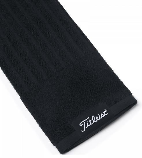 Titleist Tri-Fold golfhandduk, svart