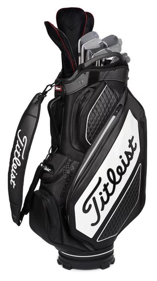 Titleist Tour Series Premium Stadry staff bag, svart/vit