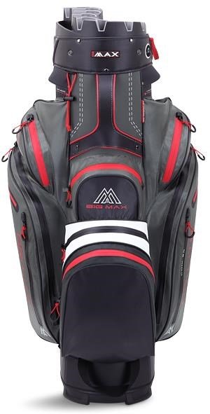 Big Max Dri Lite Silencio 2 Organizer cart bag, charcoal/white/black/red