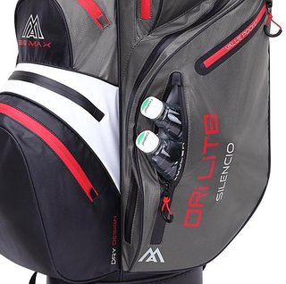 Big Max Dri Lite Silencio 2 Organizer cart bag, charcoal/white/black/red