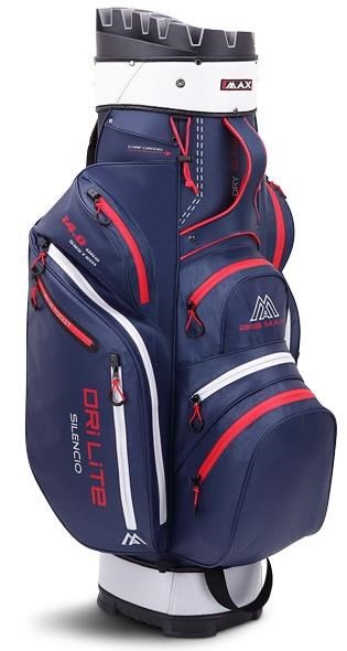 Big Max Dri Lite Silencio 2 Organizer cart bag, navy/silver/red