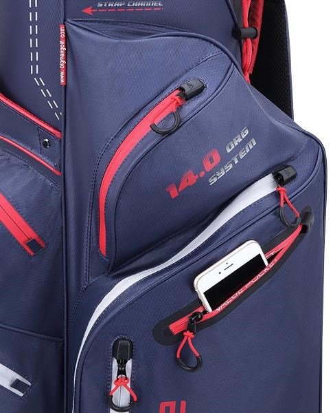 Big Max Dri Lite Silencio 2 Organizer cart bag, navy/silver/red