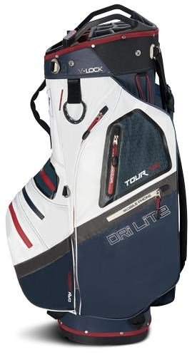 Big Max Dri Lite V-4 Organizer vagnskabinväska, blueberry/white/merlot