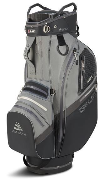 Big Max Dri Lite V-4 Organizer cart bag, grå/svart