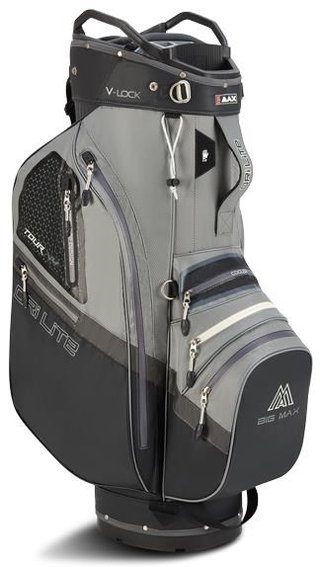 Big Max Dri Lite V-4 Organizer cart bag, grå/svart
