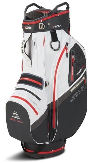 Big Max Dri Lite V-4 Organizer cart bag, svart/vit/röd