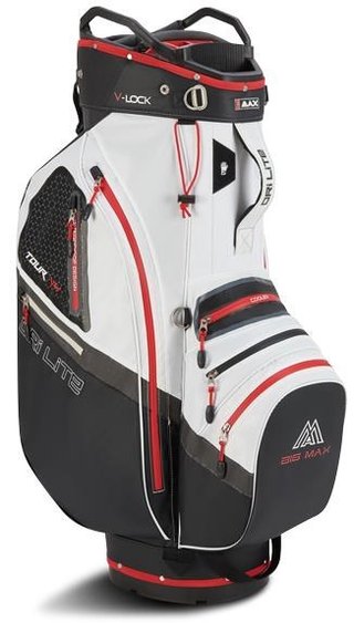 Big Max Dri Lite V-4 Organizer cart bag, svart/vit/röd