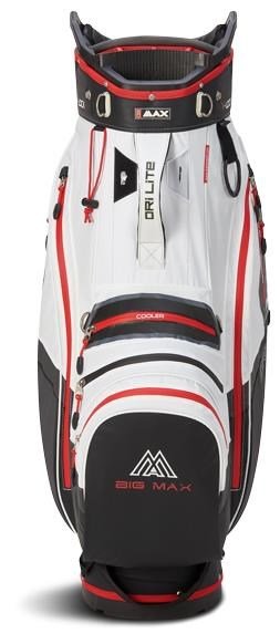 Big Max Dri Lite V-4 Organizer cart bag, svart/vit/röd