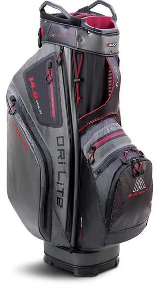Big Max Dri Lite Tour cart bag, black/charcoal/merlot