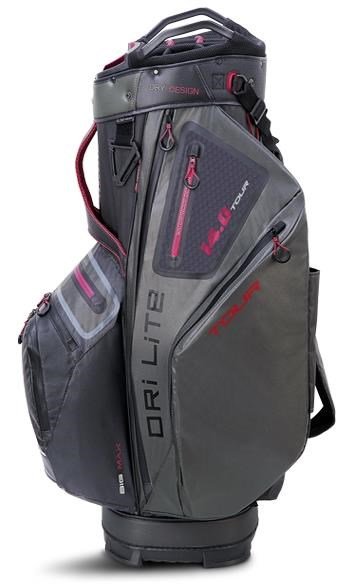 Big Max Dri Lite Tour cart bag, black/charcoal/merlot