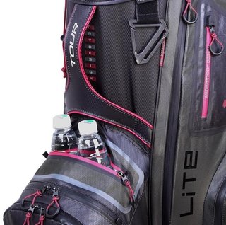 Big Max Dri Lite Tour cart bag, black/charcoal/merlot