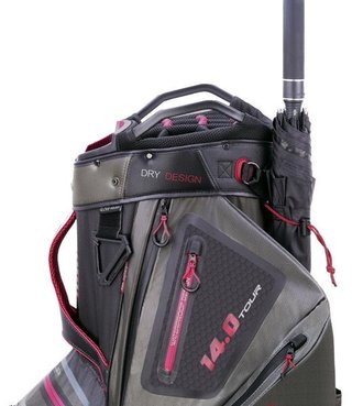 Big Max Dri Lite Tour cart bag, black/charcoal/merlot