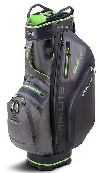 Big Max Dri Lite Tour cart bag, charcoal/black/lime