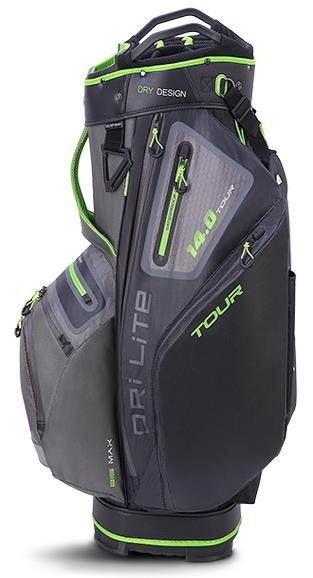 Big Max Dri Lite Tour cart bag, charcoal/black/lime